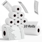 (10 Rolls) 2 1/4" x 85' Thermal Receipt Paper Roll, Cash Register POS Thermal Paper, Credit Card Thermal 2 1/4 in x 85 ft.