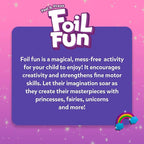 Skillmatics Foil Fun - Unicorns & Princesses, No Mess Art for Kids, Craft Kits & Christmas Fun Supplies, DIY Creative Activity, Travel Toys, Gifts for Ages 4, 5, 6, 7, 8, 9