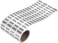 MECCANIXITY 4001 to 5000 Consecutive Number Stickers Inventory Label Black Numbers for Office Warehouse Numbering Classification