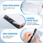 200 Pcs Poly Mailers Shipping Bags 12x15.5 Inch Packaging Clothes Polymailers Envelopes Mailing Package Self Seal Shipping Envelopes Waterproof Poly Bags Small Business Supplies Package White