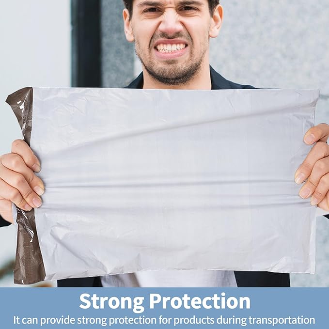 packbabol Poly Mailers10x13 Inch 500 Pack, Shipping Bags, Strong Mailing Envelopes,Shipping Envelopes Self Seal Mailers Bags Waterproof and Tear-Proof Packaging Bags