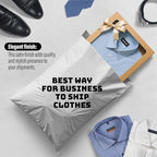 Poly Mailers 19x24 Inch - 100 Pack - Large Shipping Bags for Clothing & Packages, Strong Adhesive Sealing Mailing Envelopes for Small Business, White