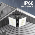 2025 Elite New Upgraded LED Flood Light Outdoor 200W 30000lm Stadium Flood Lights, 5000K Daylight White, IP66 Waterproof Adjustable Floodlight for Street, Parking Lot