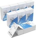 4x6 Thermal Shipping Label Paper for Direct Thermal Label Printer USPS UPS Address Mailing Stickers Big Packing Fanfold White 500 Labels/Stack,8 Stacks, Total 4000PCS