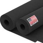 12" x 1200" (100 ft) Black Kraft Paper Roll (Value Pack of 2), 45 lbs Thickness, Made in USA Colored Kraft Paper for School, Bulletin Board - Odorless, Non-Toxic, Safe for Kids