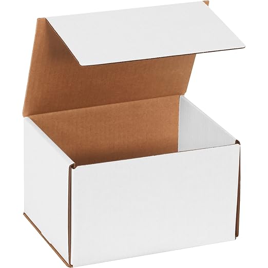 Box USA BM865 8"L x 6"W x 5"H, White (Pack of 50)