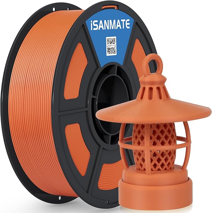 iSANMATE ASA Filament 1.75mm Terracotta 1KG, UV & Weather Resistant 3D Printer Filament Perfect for Outdoor Functional Parts, Dimensional Accuracy +/- 0.02mm, 1kg Spool (2.2lbs)