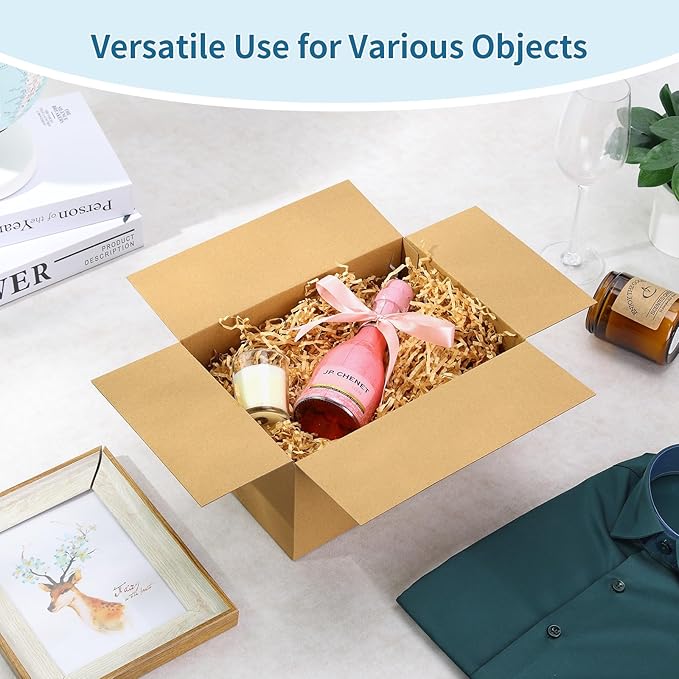 Famagic Small Shipping Boxes 8x6x4 Inch 10 Pack Brown Box Corrugated Cardboard Boxes for Packaging Small Business, Mailing Boxes for Shipping