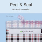 Quality Park Bubble Mailers, 8.25 x 11, Shipping Envelopes, Water Resistant Poly Padded Envelopes, Plaid, 25 Pack (QUA85872)