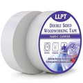 LLPT Double Sided Woodworking Tape 2" x 150Ft Each 2 Pack Double Face Turner Woodworker Adhesive Tape Removable Residue Free for Wood Template (WT20150W2)