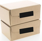 Black Color Coding Labels 1 × 2 Inches Self-Adhesive Vinyl Rectangle Stickers Waterproof Name Tags Removable Roll for Office School Home 500 PCS