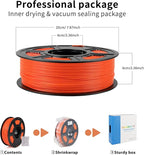 iSANMATE ASA Filament 1.75mm Orange 1KG, UV & Weather Resistant 3D Printer Filament Perfect for Outdoor Functional Parts, Dimensional Accuracy +/- 0.02mm, 1kg Spool (2.2lbs)