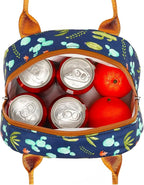 FlowFly Insulated Lunch Cooler Bag - Tote Bag Organizer for Women/Men, Cactus