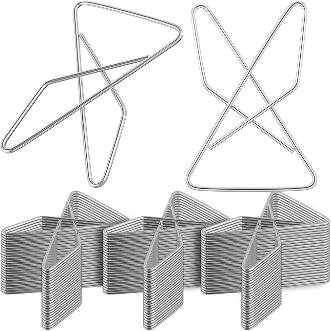 200 Pcs Ideal Paper Clamps Butterfly Clips Large Mental Butterfly Wire 1.5 x 1.26 Inch No. 2 Size Silver Durable Metal Clips for Crafting Sewing Paper Fabric DIY Project Holders
