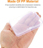 HARFINGTON 2pcs Component Storage Box 3.35" PP Electronic Organizer Box with Cover Hardware Containers Tools Boxes for Small Accessories