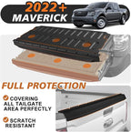TripleAliners Compatible with Ford Maverick & Hybrid Model 2022-2025 2026 Tailgate Accessories Tailgate Mat with Tailgate Cap Top Protector Full-Coverage All Weather Truck Bed Cover Liner Replacement