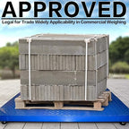 Industrial Floor Scale, 48" x 72", 5000LB/0.5LB, PEC Focus on Industry for 60 Years