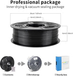 iSANMATE ASA Filament 1.75mm Black 1KG, UV & Weather Resistant 3D Printer Filament Perfect for Outdoor Functional Parts, Dimensional Accuracy +/- 0.02mm, 1kg Spool (2.2lbs)