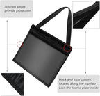 Frienda 2 Pieces License Plate Holder with Hanging Strap Dealer Plate Holder Test Drive Tag Bag Black Frame Cover and Bracket for Car SUV Truck