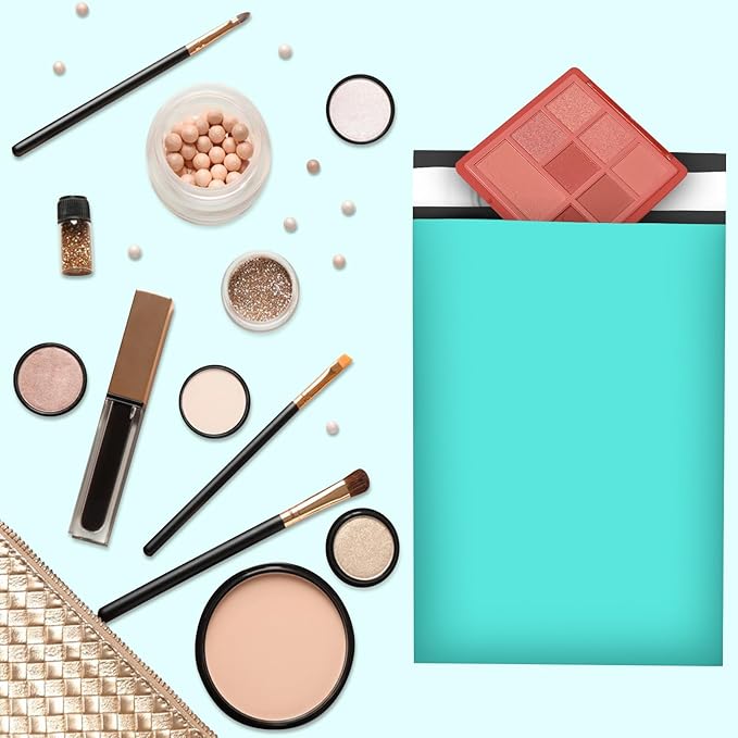 120PC Poly Mailers 6x9 Inch Teal Shipping Envelopes Bags Shipping Bags with Self Adhesive Waterproof and Tear-Proof Postal Poly Mailers