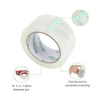 24 Rolls 55 Yards Roll, Total 1320 Yards Clear Heavy Duty Packing Tape for Shipping Packaging Moving Sealing, 2.8 mil Thick, 1.88 inches Wide