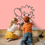 Magnetic Glass Whiteboard - 48"x36" Frameless Glass Dry Erase Board for Walls, Office, School, Home - Pink