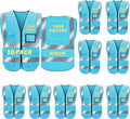BeautyWill Custom Safety Vest Logo Class 2 High Visibility Reflevtive Vest Outdoor Protective Workwear