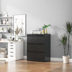 3 Drawer File Cabinet with Lock, Vertical Filing Cabinets for Home Office, Metal Storage Cabinets, Heavy Duty File Cabinet for Letter/Legal/A4/F4 Size Amssebly Required, Black
