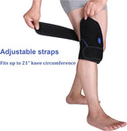 Koo-Care 2 Knee Gel Ice Pack & Wrap For Injuries Reusable Hot Cold Therapy Compress Pain Relief for Arthritis, Tendonitis, ACL, Knee Replacement Surgery - 9.9" x 7.9" Neoprene Brace With Long Straps
