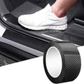 DGSL Car Door Edge Guards Door Sill Protector, 0.8In x 19.7Ft 5D Carbon Fiber Car Wrap Film, Vinyl Automotive Wrap Film Anti-Collision Fits for Most Car (Black)