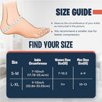 Ankle Ice Pack Wrap for Swelling, Reusable Foot Ice Pack Wrap - Cold Compression Therapy for Pain Relief, Plantar Fasciitis, Sprained Ankles, Achilles Tendonitis Relief
