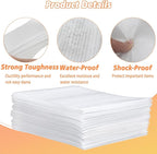 12'' x 16'' Cushion Foam Pouches, 50Pcs Packing Cushioning Supplies for Moving, Foam Wrap Pouches Protect Fragile Items, Cushioning Foam Padding for Packaging Dishes/China/Cups/Plates/Mugs