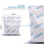 40 Packs 500 Gram Food Safe Silica Gel Desiccant Packets, Premium White Silica Gel Beads Packs, Dessicant Bags, Silica Gel for Storage
