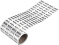 MECCANIXITY 8001 to 9000 Consecutive Number Stickers Inventory Label Black Numbers for Office Warehouse Numbering Classification