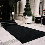 450 GSM Extra Thick Waterproof Black Carpet Runner for Events Decorations, 3X20 Ft Not Slip Black Runner Aisle Runway Rug for Wedding, Party, Banquet, Activity Entrance and Special Events Decorations