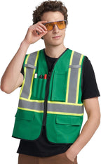 A-KSAFETY Custom High Visibility Reflective Safety Vest with logo
