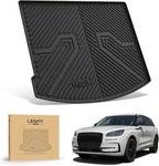 LASFIT Trunk Mat for Lincoln Corsair 2025 2024 2023 2022 2021 2020, All Weather TPE Cargo Mats Custom Fit Cargo Liner Front & Rear Trunk Liner, Black, Easy to Clean
