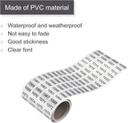 MECCANIXITY 1001 to 2000 Consecutive Number Stickers Inventory Label Black Numbers for Office Warehouse Numbering Classification