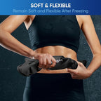 APEXUP Gel Ice Packs for Injuries Reusable, Flexible Double Sided Cold Packs for Injuries, Ice Pack for Knee, Shoulder, Back, Hip, Leg, Arm (Black, L, 2PK)