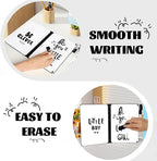 A5 Portable White Board Dry Erase, 8.4 x 6 inch Double Sided Folding Whiteboards with 2 Pens, Small Dry Erase Board Notebook for Study, Doodling, Meeting, Planning