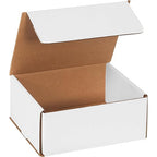 Box USA BM763 7"L x 6"W x 3"H, White (Pack of 50)