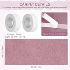 kaiyomi 8Pcs Stanchions Posts Velvet Ropes with Pink Carpet and Sign Frame, Water or Sand-Fillable Base, Suitable for 8.5" x 11" A4 Paper Size Sign Frame for Pink Carpet Party Decoration (Pink)
