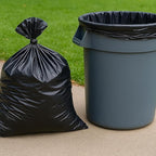Black LDPE Coreless Trash Bags - 1 Pallet of 80 Cases, 8000 Bags Total - 43"x47" - 1.3 mil - Black - 434713MBLKLDTL - AssurePak