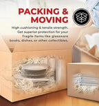 WAUPPY Newsprint Packing Paper Sheets for Moving, Shipping, Box Filler, Wrapping and Protecting Fragile Items 2.6 Lbs (100 Sheets, 26” x 15”)