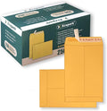 250 PCS 6x9 inches Security Catalog Envelopes Printable Self Seal Envelopes, Anti Tear brown Kraft Envelopes for Invitation Cards, Pictures, Photos, Documents