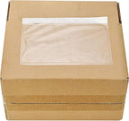 SJPACK 1000 7.5" x 5.5" Clear Adhesive Top Loading Packing List/Label Envelopes Pouches