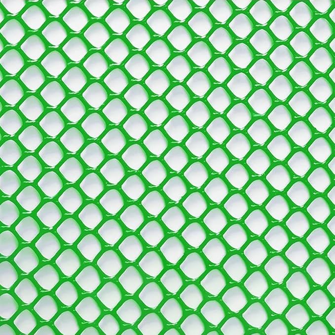Plastic Wire Mesh Fence, Fencing Chicken Wire Fence with 1.8cm/0.7in Mesh Holes, for Pet Fencing Garden Balcony Grass Protection Farm Crafts(Size:Mesh 0.7in-3.3ft Wx33ft L,Color:Green)