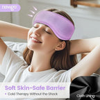 NEWGO Headache Ice Pack Head Wrap for Migraines, Cold Pack Head Ice Therapy Wrap for Headache Relief, Tension, Sinus Pain, Chemo, Head Injuries (Purple) 29.5" x 4.3"