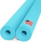 36" x 1200" (100 ft) Light Blue Kraft Paper Roll (Value Pack of 2), 45 lbs Thickness, Made in USA Colored Kraft Paper for School, Bulletin Board - Odorless, Non-Toxic, Safe for Kids