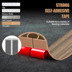Floor Cord Cover Self Adhesive Cord Hider,20FT Cable Management, Extension Strip Protector for Wires, Prevent Cable Trips for Offices, Gyms, Exhibitions Cavity:0.39"(W) x 0.27"(H) Woodsmokedbrown